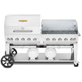 CV-CCB-72RWP Crown Verity 72" Club Series Grill Includes Roll Domes, Wind Guards, LP-CROWN VERITY INC.