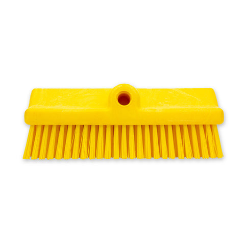 CFS Brands Sparta 40423EC04 Color Coded Bi-Level 10-Inch Floor Scrub Brush, Yellow