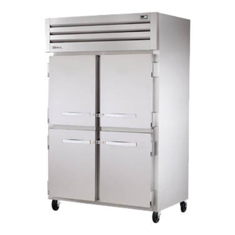 True Manufacturing STA2F-4HS-HC SPEC SERIES Two-Section Reach-In Freezer with 4 Half Solid Doors, 115V
