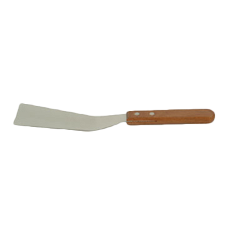 Thunder Group SLTWPS003 Pizza Server with 3" x 5" Square Blade and Wood Handle, Stainless Steel