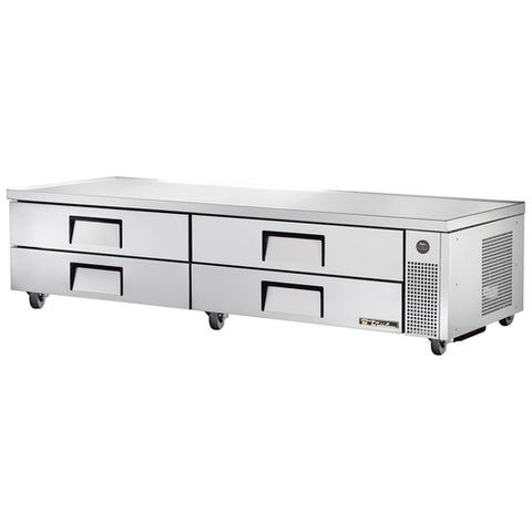 True Mfg. TRCB-96-HC Refrigerated Chef Base, 95-1/2" Wide, 4-Drawer