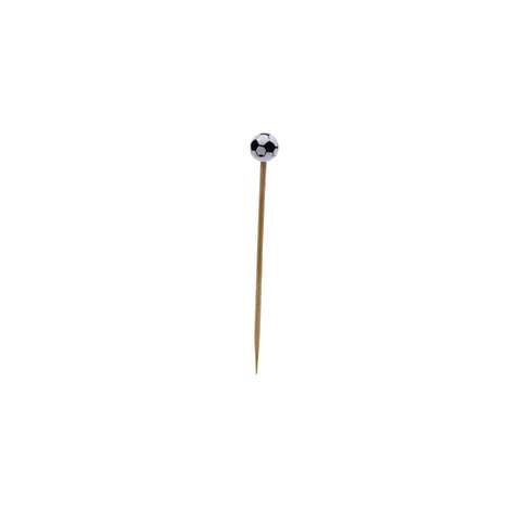 TableCraft Products BAMSP545 4-1/2" Soccer Ball Bamboo Sport Pick
