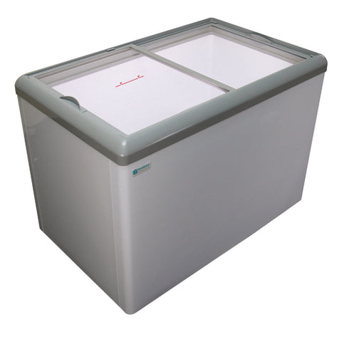 Excellence Industries HL-14HC 13.8 cu. ft. Flat Top Sliding Glass Lid Display Freezer