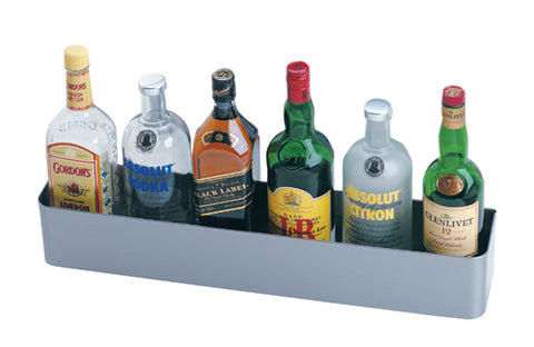 Krowne Metal S-48 48" Wide Single Stainless Steel Speed Rail Bottle Trough