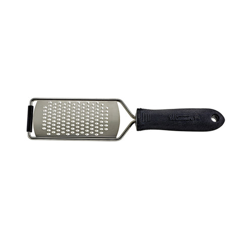 Winco VP-311 10 Inch Handheld Grater with 1.5mm Fine Holes and Soft Grip Handle