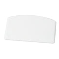 PDS-5 Winco 5-1/2" x 3-3/4" Plastic Dough Scraper-WINCO