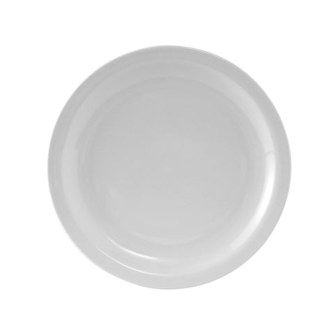CLA-074 Tuxton Colorado 7-1/2" White Narrow Rim China Plate