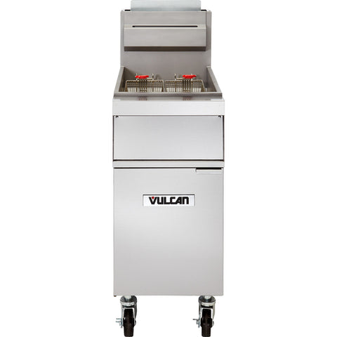 Vulcan 1GR35M-1 Natural Gas Floor Fryer, 35-40 lb, 90,000 BTU