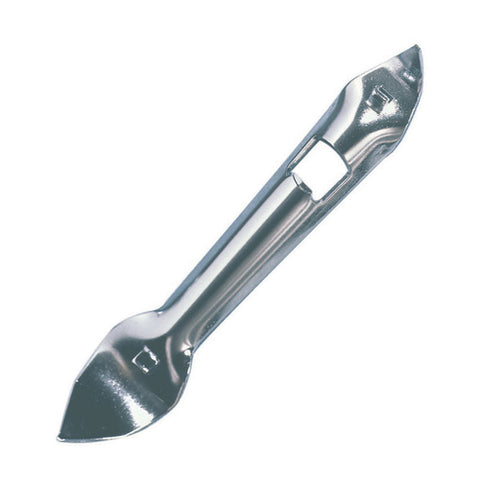 Spill-Stop 13-475 Bottle Opener Can Punch, 8" Nickel-Plated