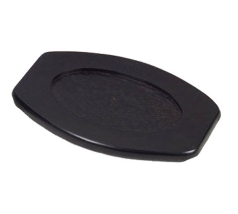 Wpu91 American Metalcraft Sizzle Thermal Platter Under Liner Wood Wood 13 1/2"