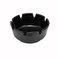 MAS-4K Winco 4" Black Plastic Ashtray-WINCO