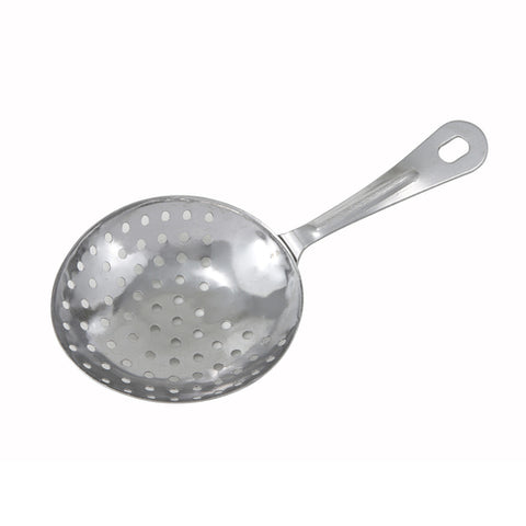 Winco JST-1 Julep Strainer - Stainless Steel Cocktail Strainer