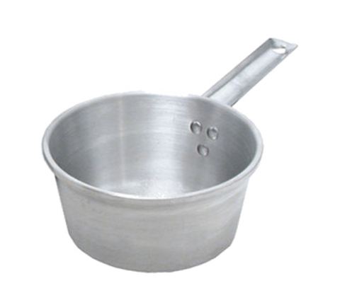 Town Equipment 35402 - 2 Qt. Tapered Aluminum Sauce Pan / Dipper
