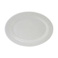 ALH-136 Tuxton 13-3/4" x 10" White Wide Rim Rolled Edge Oval China Platter-Tuxton China