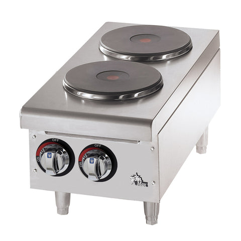 Star Manufacturing 502FF Star-Max Electric Countertop Hot Plate, 2 Burner