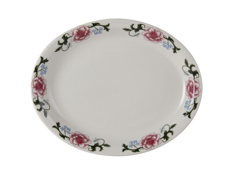 LCH-113 Tuxton China Platter, 11-3/8" x 9\" oval