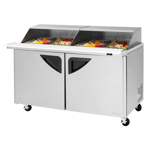 Turbo Air TST-60SD-24-N-SL 60 1/4" Super Deluxe Mega Top Sandwich/Salad Prep Table with Refrigerated Base