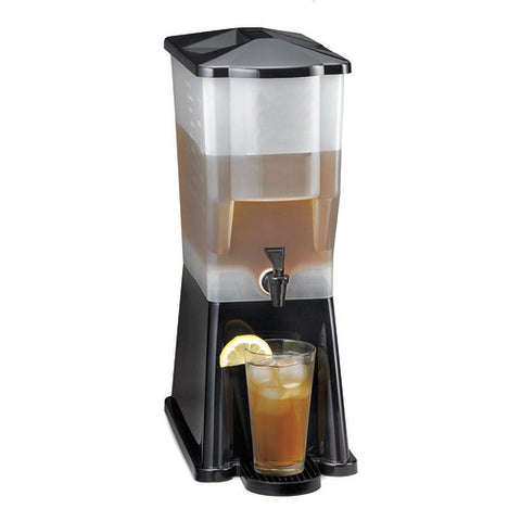 Tablecraft Products 353DP 3 Gallon Slimline Beverage Dispenser, Black