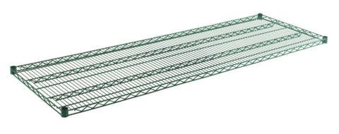 WS2472EG Enhanced Wire Shelf 24"W x 72"L Epoxy Coated-Enhanced Wire Shelving