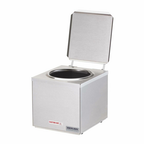 92000 Server Products Countertop Single Cone Dip Warmer For Use w/ 3 Qt. Jar Or #10 Can