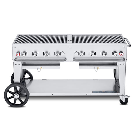 CV-MCB-60-SI 50/100 Crown Verity 60" Mobile Outdoor Charbroiler Only, LP