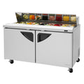 TST-60SD-N Turbo Air 60" 2 Door Refrigerated Sandwich/Salad Prep Table-Turbo Air