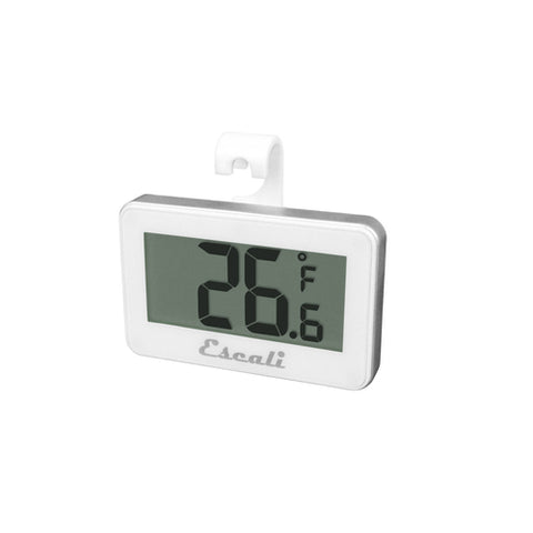 San Jamar THDGRF Digital Refrigerator/Freezer Thermometer, White