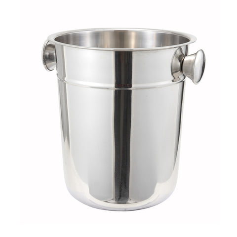 WB-8 Winco 8 Qt. Stainless Steel Wine Bucket-WINCO