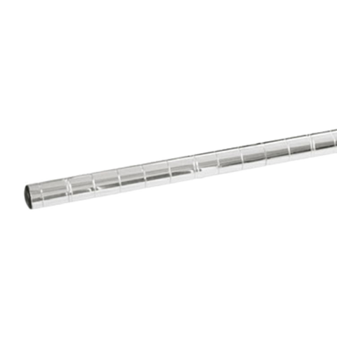 P86C Enhanced Chrome post 86 with plastic cap and metal foot