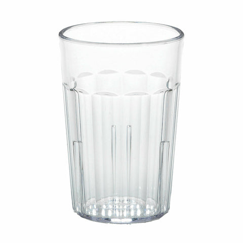 Cambro NT5152 Clear Newport 6.4 oz Fluted SAN Plastic Tumbler