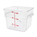 PLSFT006PC Thunder Group 6 Qt. Clear Square Food Storage Container-Thunder Group