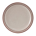 TBS-009 Tuxton Bahamas 9-1/2" Brown Speckle Narrow Rim China Plate-Tuxton China