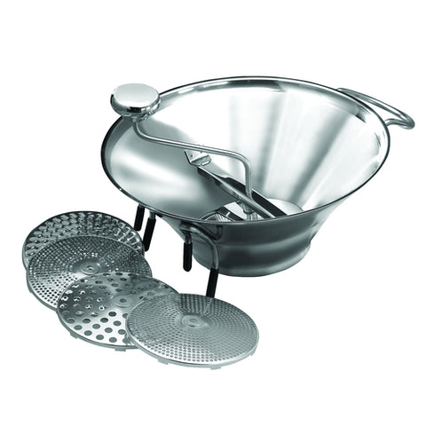 SVM-12 Winco 5 Qt. Stainless Steel Food Mill-WINCO