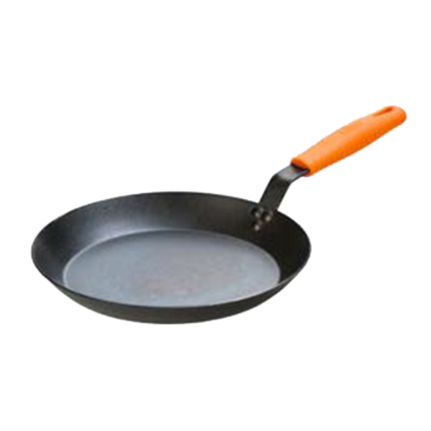 Lodge Manufacturing CRS12HH61 12 Inch Pre-Seasoned Carbon Steel Skillet with Silicone Hot Handle Holder