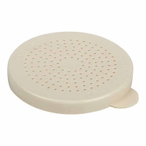 Cambro 96SKRLD406 Beige Camwear Shaker Lid for Salt and Ground Pepper