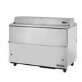 TMC-58-S-DS-SS-HC True 58" Stainless Steel Dual-Sided Milk Cooler w/ (16) Crate Capacity-True MFG Co.