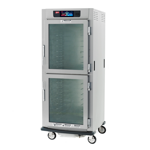 Metro C599-SDC-U Full Height Controlled Humidity Heated Holding and Proofing Cabinet with Dutch Clear Doors