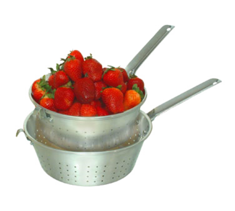Town Equipment 37910H 10" Aluminum Utility Strainer with Handle and Hook