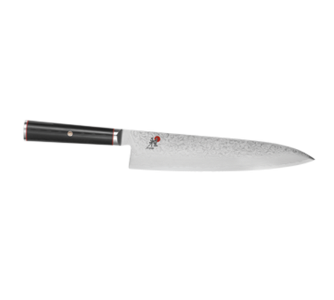 Miyabi 1019915 Kaizen 9.5" Chef's Knife with Black Linen Micarta Handle
