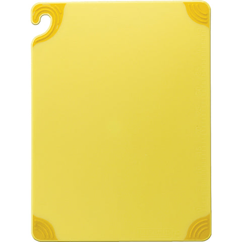 CBG182412YL CFS Brands 18" x 24" x 1/2" Saf-T-Grip Yellow Cutting Board