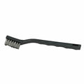 BR-7S Winco 7" Mini-Scratch Utility Brush w/ Stainless Steel Wire Bristles-WINCO
