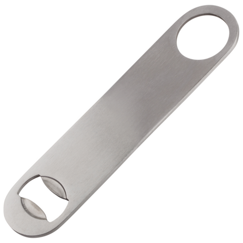 Winco CO-301 7-Inch Stainless Steel Flat Bottle Opener