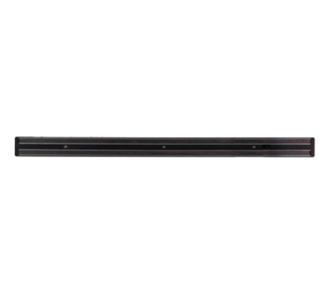TableCraft 2924P 24" Black Magnetic Knife Holder Strip with Plastic Base