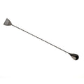 M37072Bk Mercer Barfly Bar Spoon 15-3/4" Strainer End, Twisted Stem-Mercer Culinary