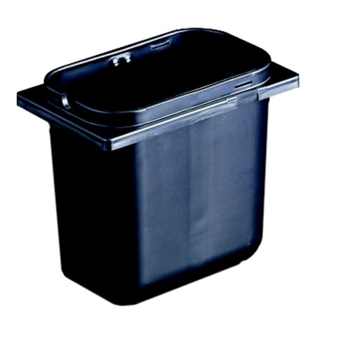 P9700BK San Jamar Black 2.5 Qt. Fountain Jar-CFS Brands