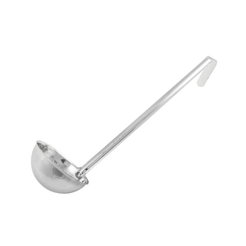 Winco LDI-8 8 oz One-Piece Stainless Steel Ladle