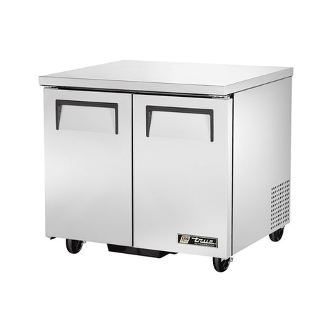 True Manufacturing TUC-36-HC 36" 2-Door Undercounter Refrigerator with R290 Hydrocarbon Refrigerant