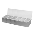 SLCN006 Thunder Group 6-Compartment Condiment Dispenser-Thunder Group