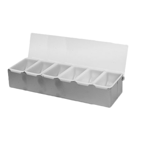SLCN006 Thunder Group 6-Compartment Condiment Dispenser-Thunder Group
