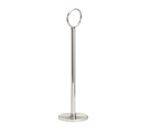 Tablecraft Products BK1912 12" Flat Bottom Number Stand with Black Powder Coat Finish
